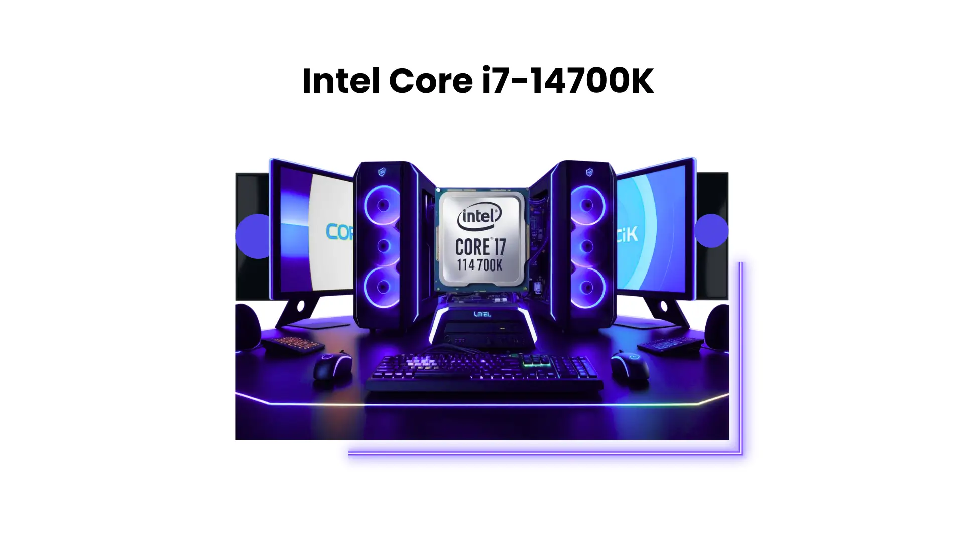 Choose the Best CPUs for Gaming to Boost PC Performance📺 13 Intel Core i7-14700K for gaming.